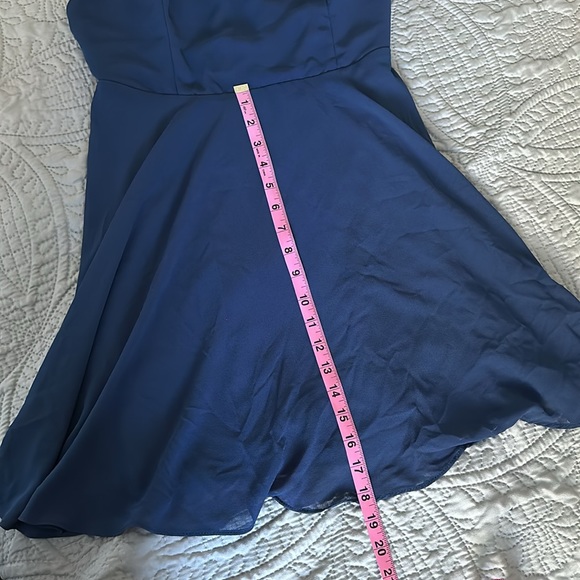 Lulu’s Letter of Love Navy Blue Backless Skater Dress - Picture 6 of 6